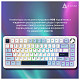 Клавіатура Ajazz AK820 Max Plus Day Dream Switch White (AK820MAX-DD-BWD)