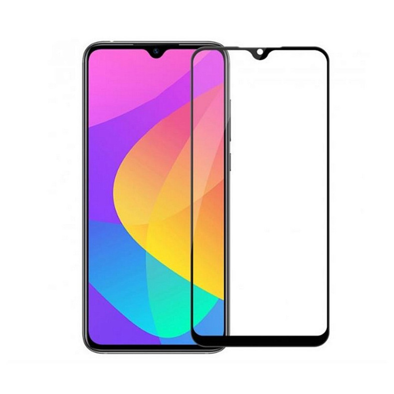 Захисне скло Samsung Galaxy A10s SM-A107/M01s SM-M017 Black, 0.3мм, 4D ARC, Люкс (Z15091)