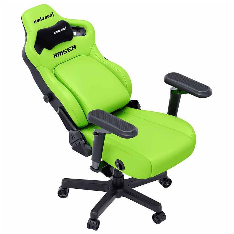 Кресло игровое Anda Seat Kaiser 4 V2 Size XL Cyber ??Green PVC