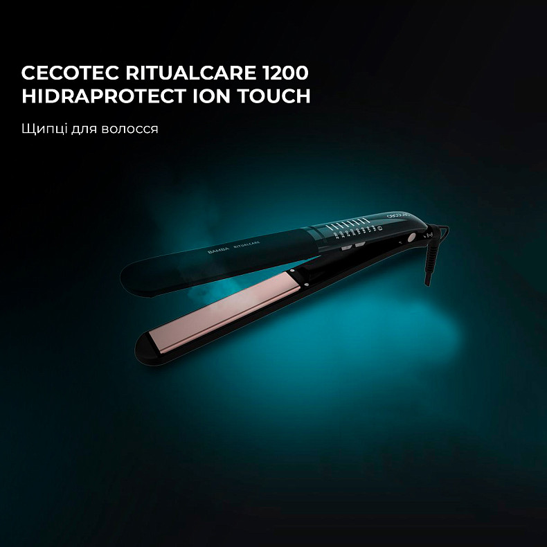 Щипцы для волос CECOTEC RitualCare 1200 HidraProtect Ion Touch