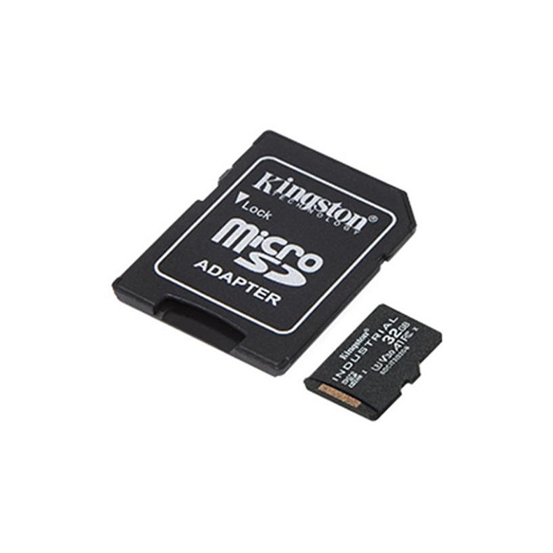 Карта пам'яті Kingston 32GB MicroSDHC UHS-I/U3 Class 10 Industrial + SD-adapter (SDCIT2/32GB)