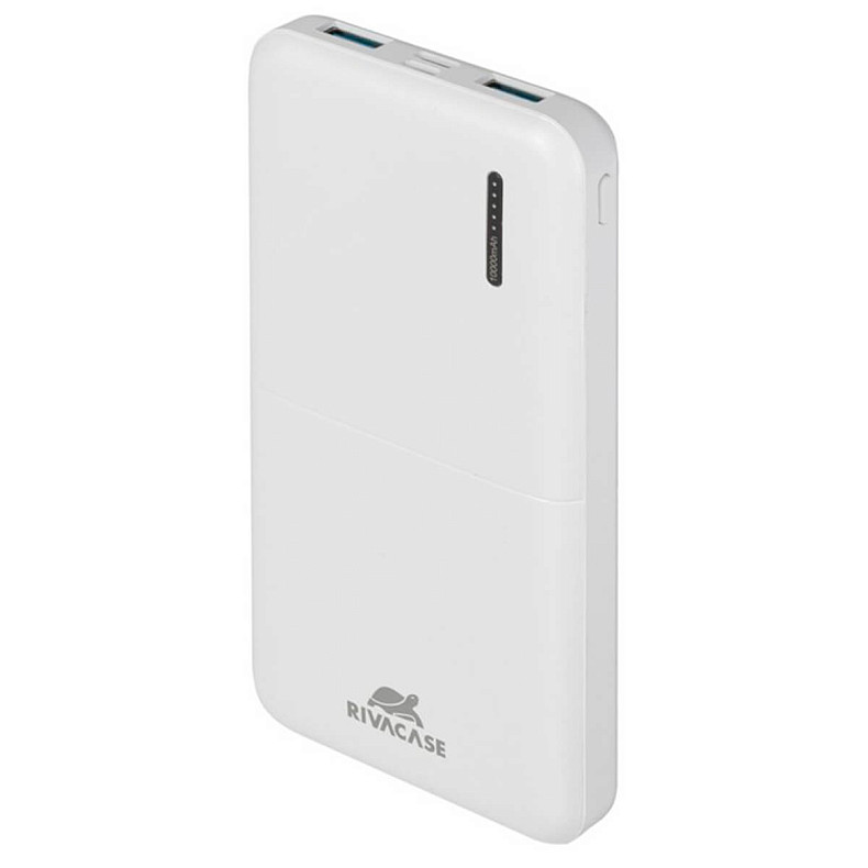 Универсальная мобильная батарея Rivacase Rivapower VA2532 QC3.0 PD3.0 20W 10000mAh White