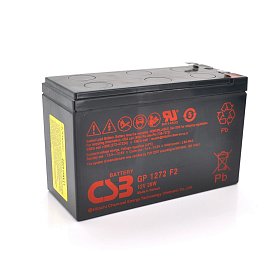 Акумуляторна батарея CSB 12V 7.2AH AGM Black (GP1272F2-28W/07775)