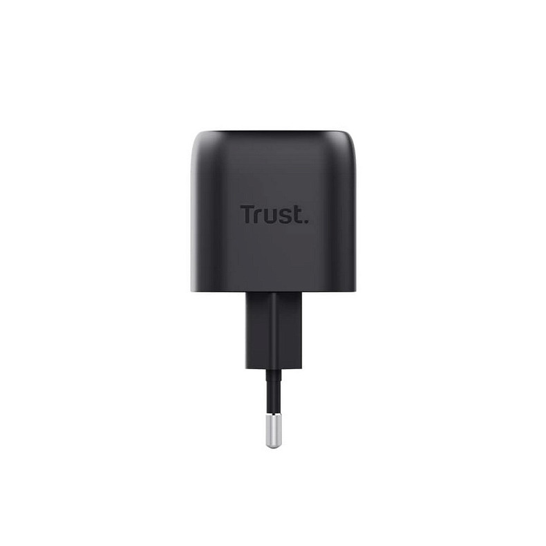 Зарядний пристрій Trust Maxo 30Вт, GaN, USB-C, PD/PPS, чорний