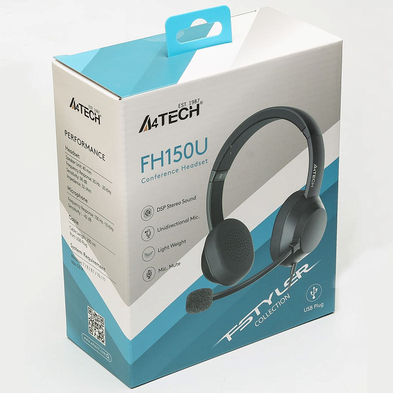 Гарнитура A4Tech FH150U Black