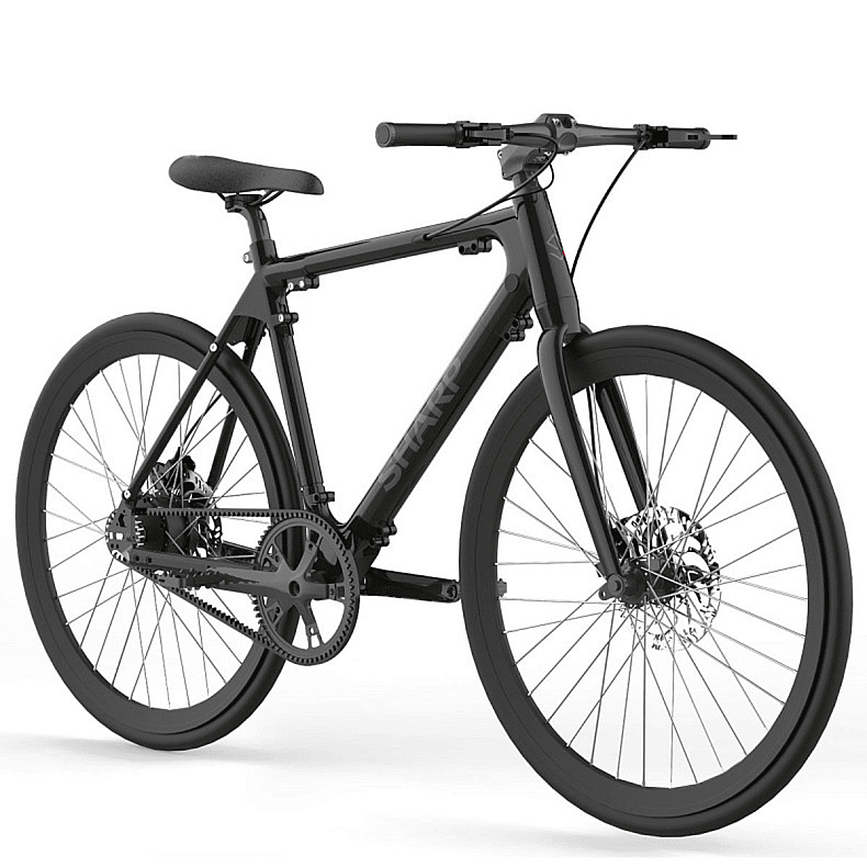 Електровелосипед Sharp 21" Black Matt (BK-RS08E-B)