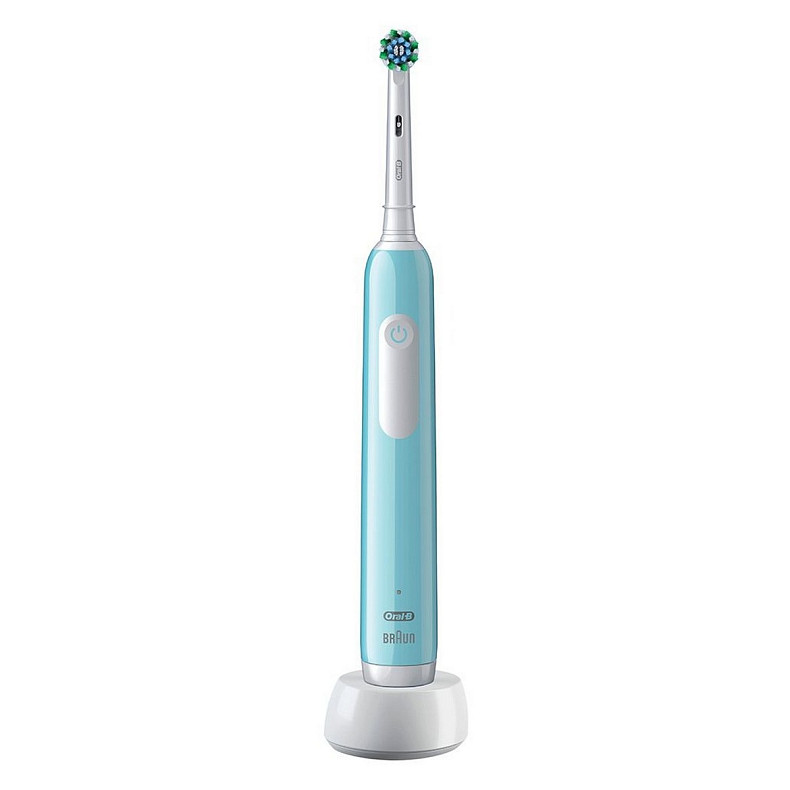 Зубная электрощетка Braun Oral-B Pro1 D305.513.3 CrossAction Caribbean Blue
