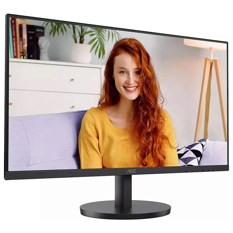 Монитор 27" AOC 27B3HMA2, VA, 100Гц, 1ms, HDMI, VGA, колонки, черный