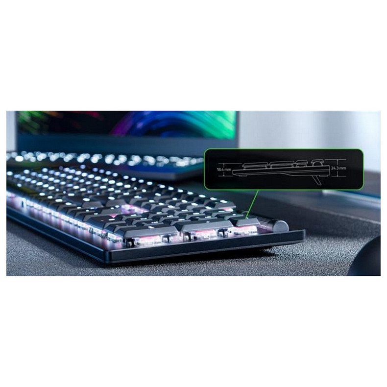 Клавіатура Razer DeathStalker V2 Red Switch Black (RZ03-04500100-R3M1)