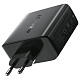 Зарядний пристрій 4xUSB 100W (3xUSB-C+USB-A) Gan A94 Fast Charger Black Acefast