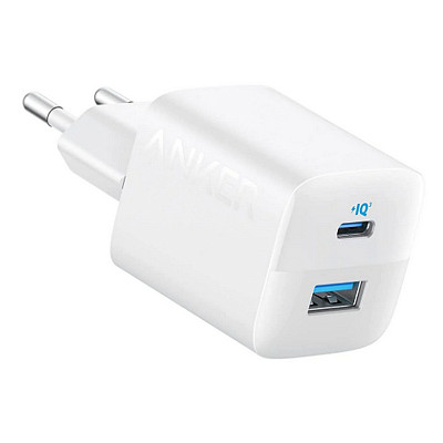 Мережева зарядка ANKER PowerPort 323 - 33W Dual-Port USB-C (Білий)