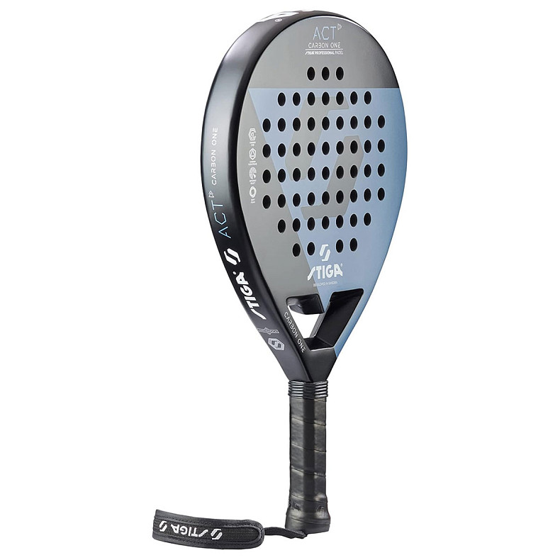 Ракетка для падел тенісу Stiga Racket ACT Black/Blue (2202-0916-01)