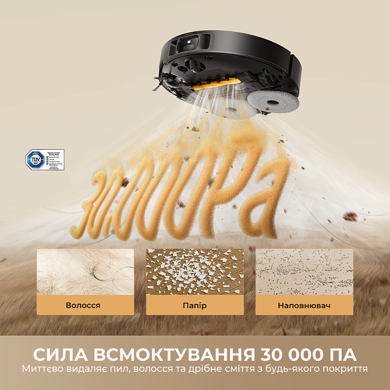 Робот-пилосос миючий Dreame L50s Pro Ultra White