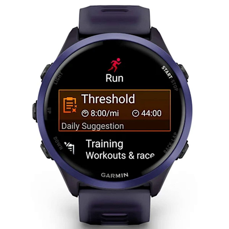 Спортивний годинник Garmin Forerunner 570 47mm Indigo Aluminum with Translucent Imperial Purple/Indigo Band (010-02971-02)