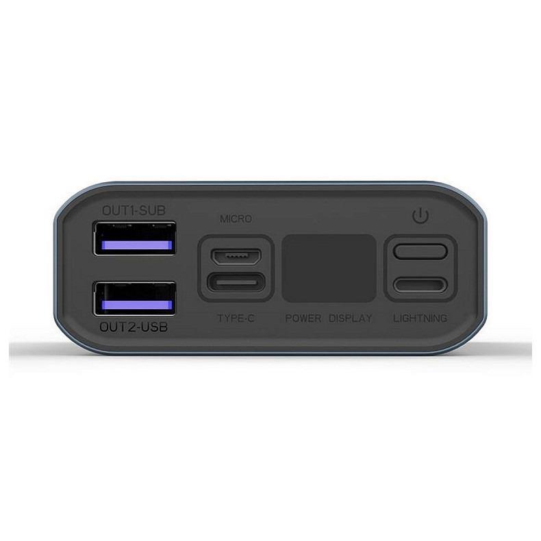 Универсальная мобильная батарея ColorWay 20000mAh Gray (CW-PB200LPH3GR-PDD)