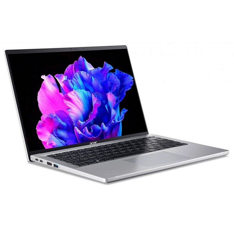 Ноутбук Acer Swift Go 14" 2.8K OLED, Intel U5-125H, 16GB, F1TB, серебристый (NX.KP0EU.003)