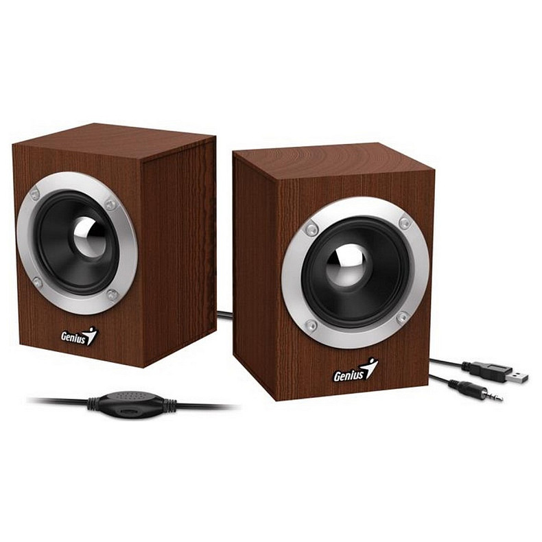 Акустична система Genius 2.0 SP-HF280 USB Wood (31730028400)