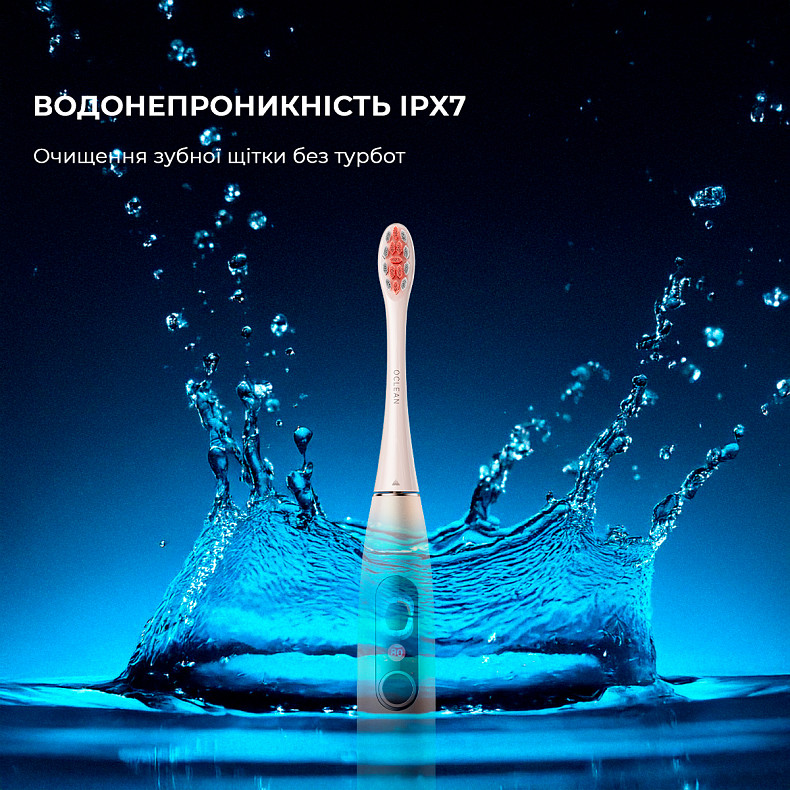 Электрическая зубная щетка Oclean X Pro Digital Duo Set Dark Blue +Golden