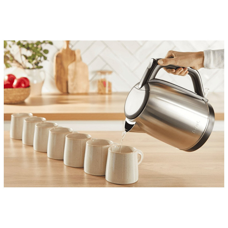 Електрочайник Tefal Subito 1.7л, нерж. сталь, чорний