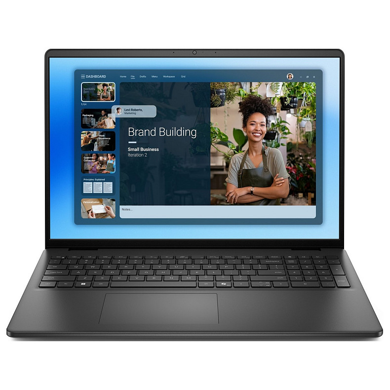 Ноутбук Dell 16 DC16250 16" FHD+ AG, Intel 5-120U, 16GB, F1024GB, UMA, Lin, чорний