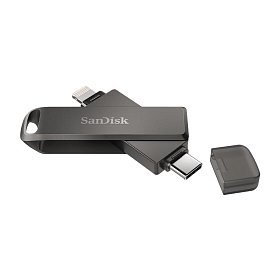 Накопитель SanDisk 128GB iXpand Drive Luxe USB Type-C /Lightning Apple (SDIX70N-128G-GN6NE)