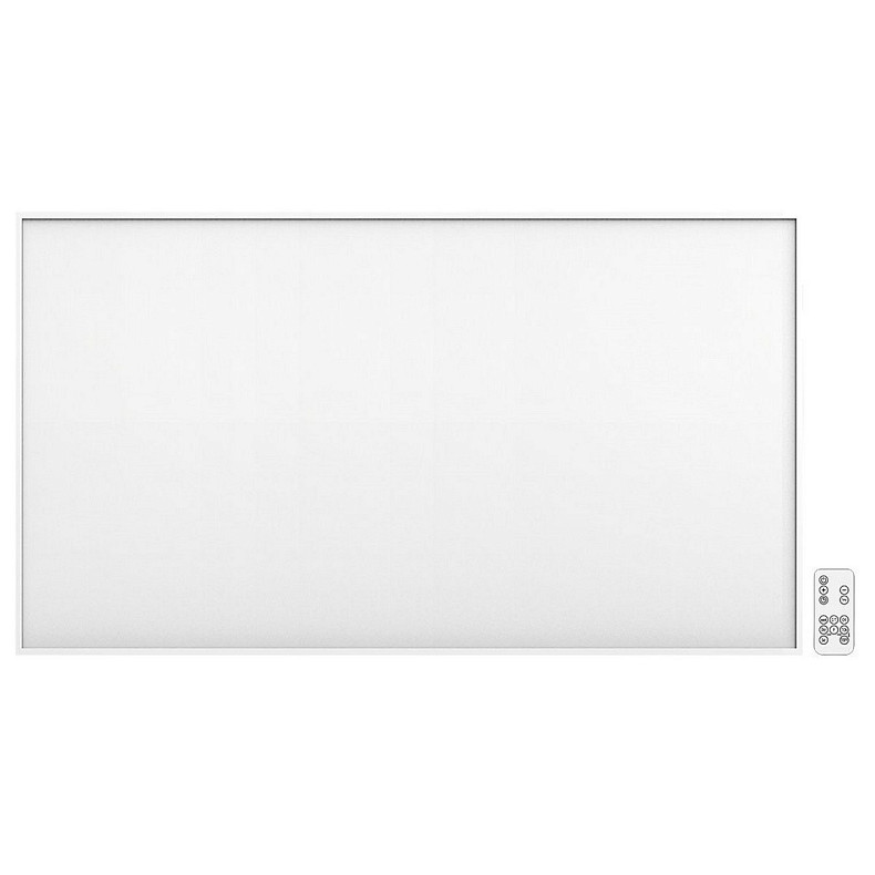 Панель інфрачервона Neo Tools, 600Вт, дистанційне управління, 100х60х3.8см, IP24, термостат, білий