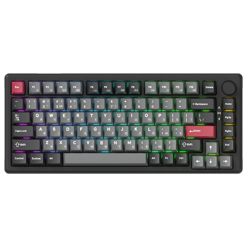Клавиатура GamePro Asgard Yord Keychron Super Red Switch Black (MK266BK)