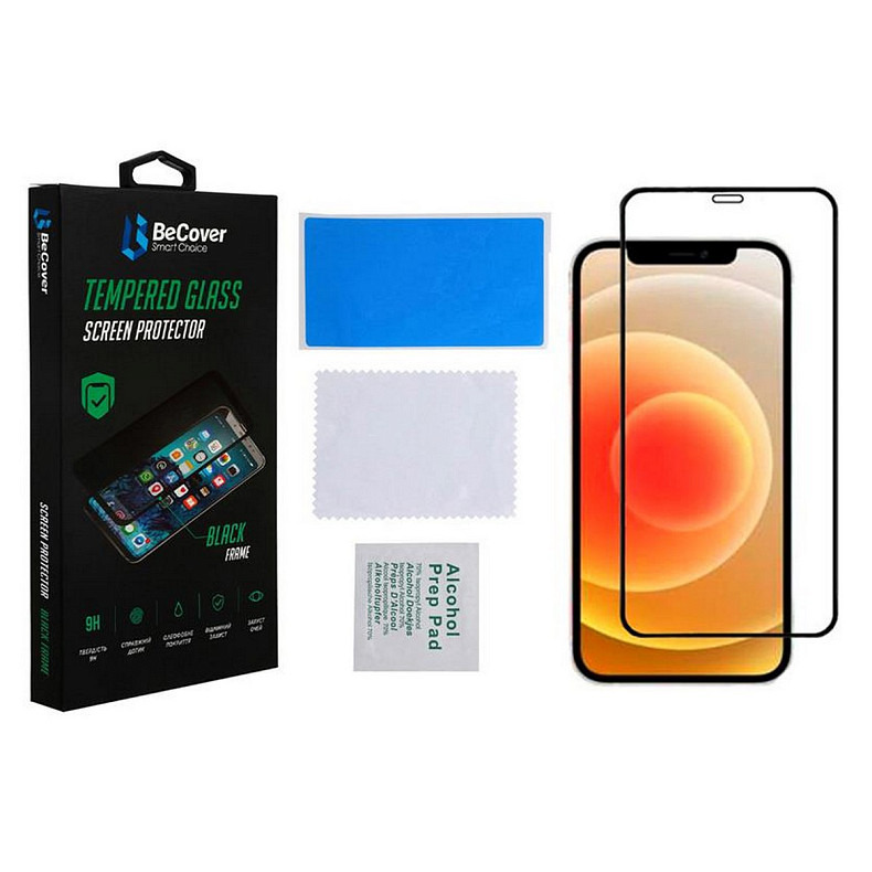 Захисне скло BeCover для Apple iPhone 14 Black (707970)