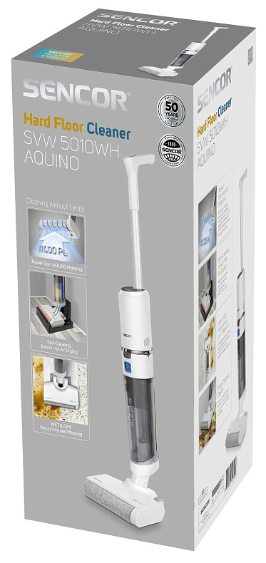 Пылесос аккумуляторный моющий Sencor SVW 5010WH