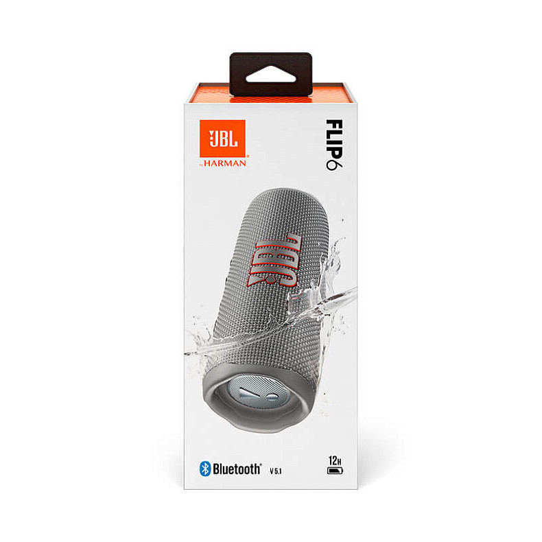 Акустика JBL Flip 6 Grey (JBLFLIP6GREY)