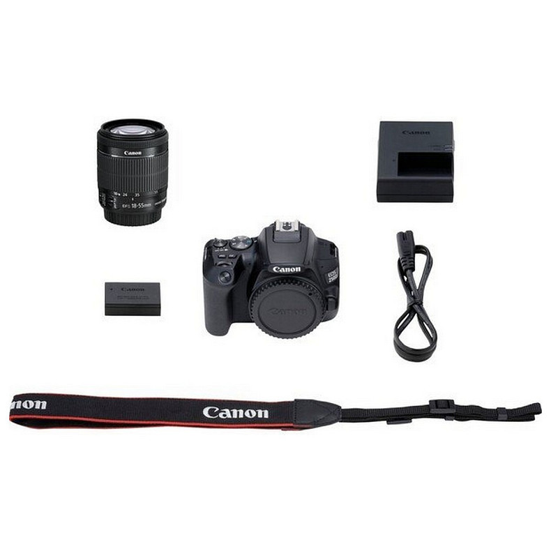 Цифровая зеркальная фотокамера Canon EOS 250D kit 18-55 IS STM Black
