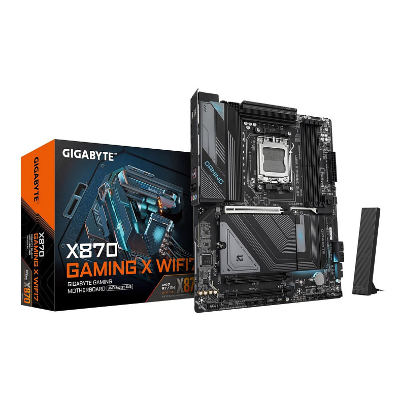 Материнська плата GIGABYTE X870 GAMING X WIFI7 sAM5 X870 4xDDR5 M.2 HDMI Type-C ATX