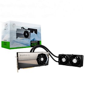 Видеокарта MSI GeForce RTX 4090 24GB GDDR6X SUPRIM LIQUID X (GeForce RTX 4090 SUPRIM LIQUID X 24G)
