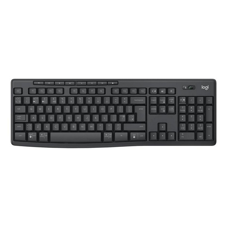 Комплект (клавиатура, мышь) беспроводной Logitech MK370 Black USB (L920-012077)