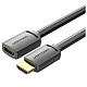 Кабель HDMI M-F (підовжувач), 2.0 м, V2.0, 4K 60Hz PVC