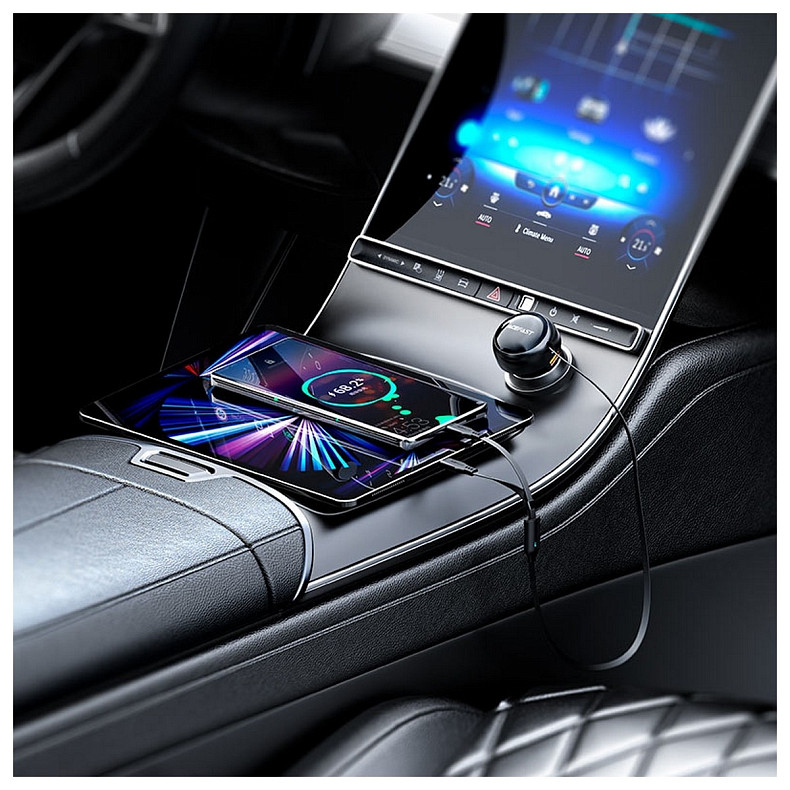 Автозарядка 3xUSB 53W (2xUSB-C+USB-A) + cable USB-C 2in1 B13 Acefast