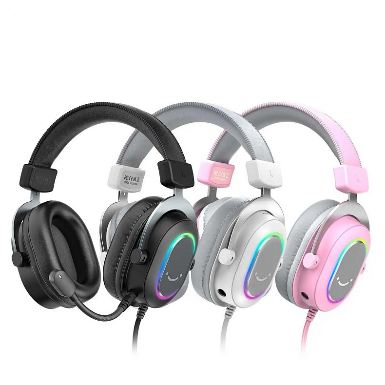 Гарнитура Fifine RGB H6W White