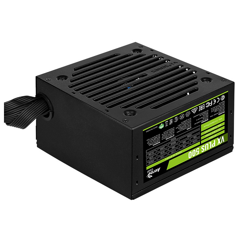 Блок живлення AeroCool VX Plus Stealth 500 (ACPN-VS50NEY.12) 500W