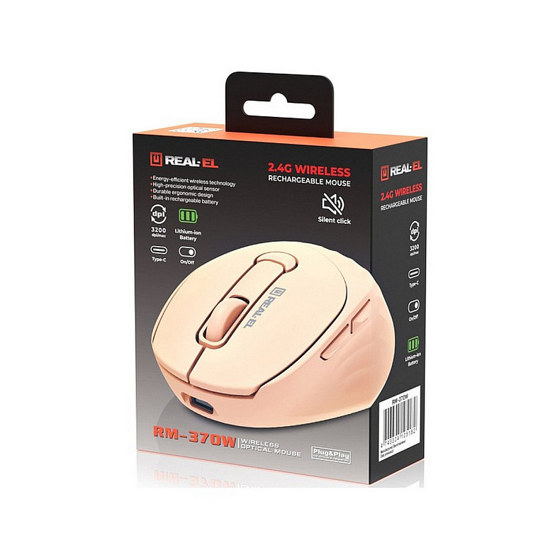 Мышь REAL-EL RM-370W