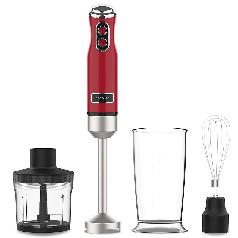 Блендер CECOTEC Power Retro 1200MAX Cream&Crush Red