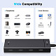 Хаб USB 3.2 Type-C -> 4хUSB-C 3.2 Gen2 10Gbps Black CM806 Ugreen
