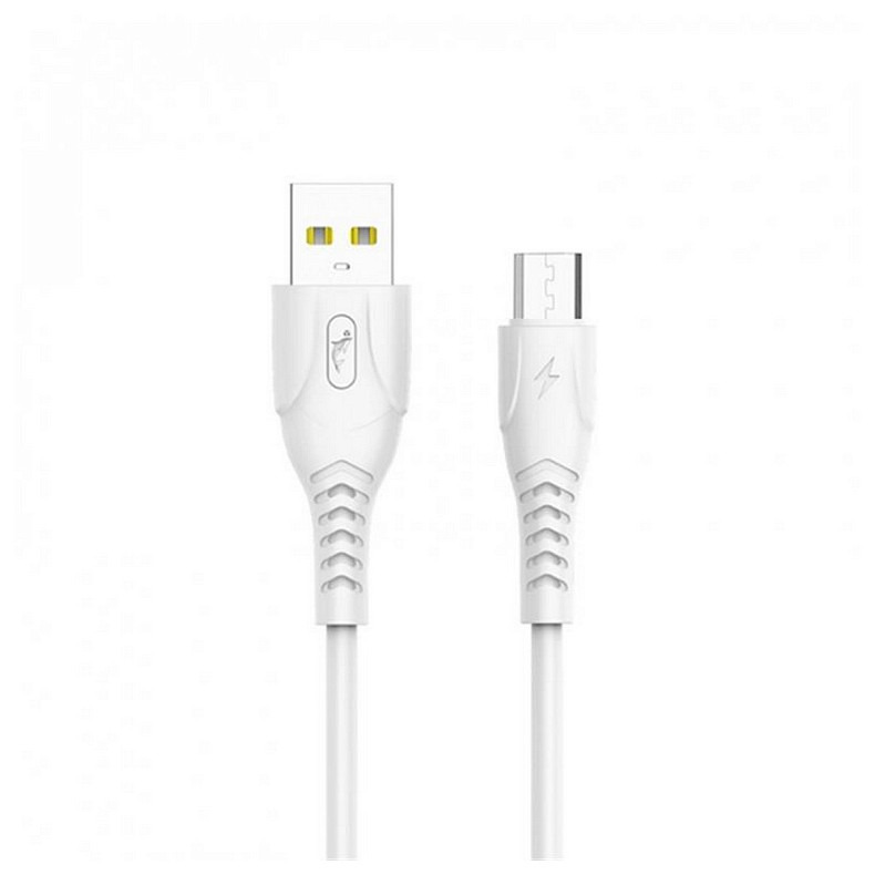 Кабель SkyDolphin S08V USB - microUSB 1м, White (USB-000564)