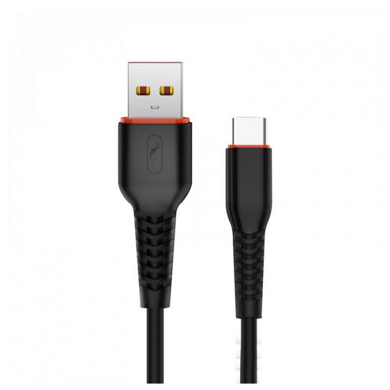 Кабель SkyDolphin S54T Soft USB - USB Type-C (M/M), 1 м, Black (SDUSB-000430)