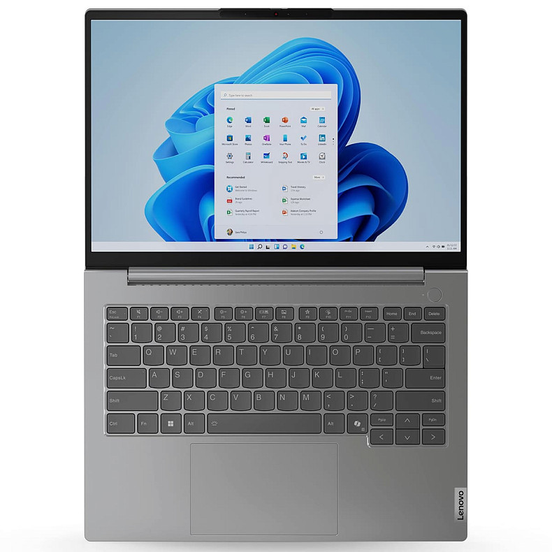 Ноутбук Lenovo 14WUXGAM/Ultra7-155U/16/512/Intel HD/W11P/ F/BL/Arctic grey ThinkBook 14 G7 IML