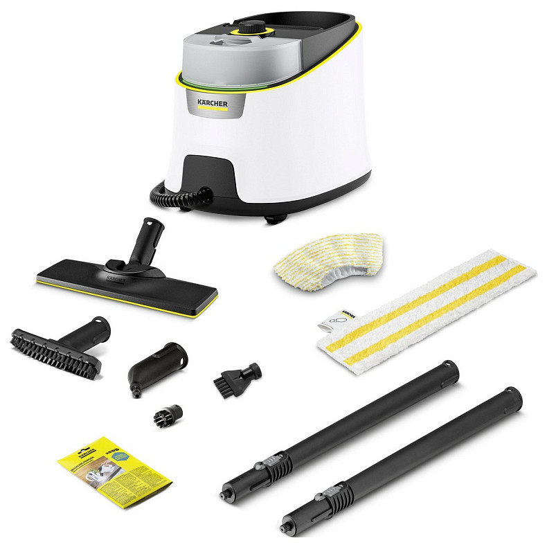 Пароочиститель Karcher SC 4 Deluxe, 2200Вт, 1300мл, 4Бар, белый