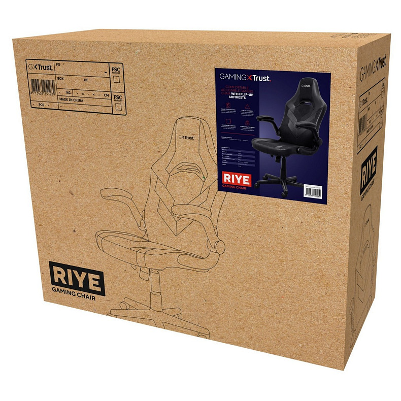 Крісло ігрове Trust GXT703 RIYE Black
