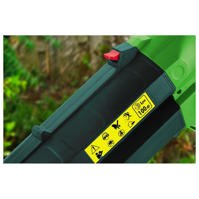 Повітродув-пилосос садовий Verto 2800Вт 3в1 275км/год мішок 40л 4кг