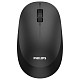 Мышка Philips 3000 series беспроводная, Bluetooth+2.4G, 3кн.1600dpi, Silent, черная