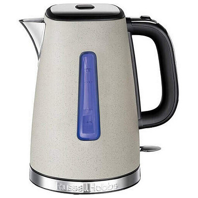 Електрочайник Russell Hobbs Luna Stone, 1.7л, метал, під камінь, бежевий