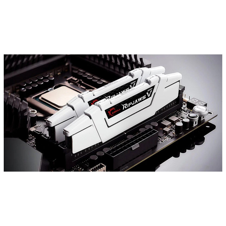 ОЗУ G.Skill Ripjaws V DDR4 2x16GB 3600 White (F4-3600C18D-32GVW)